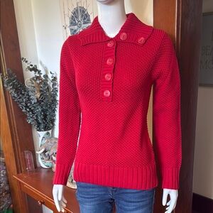 NWT northern reflections size small Red Button-Up Women's Sweater